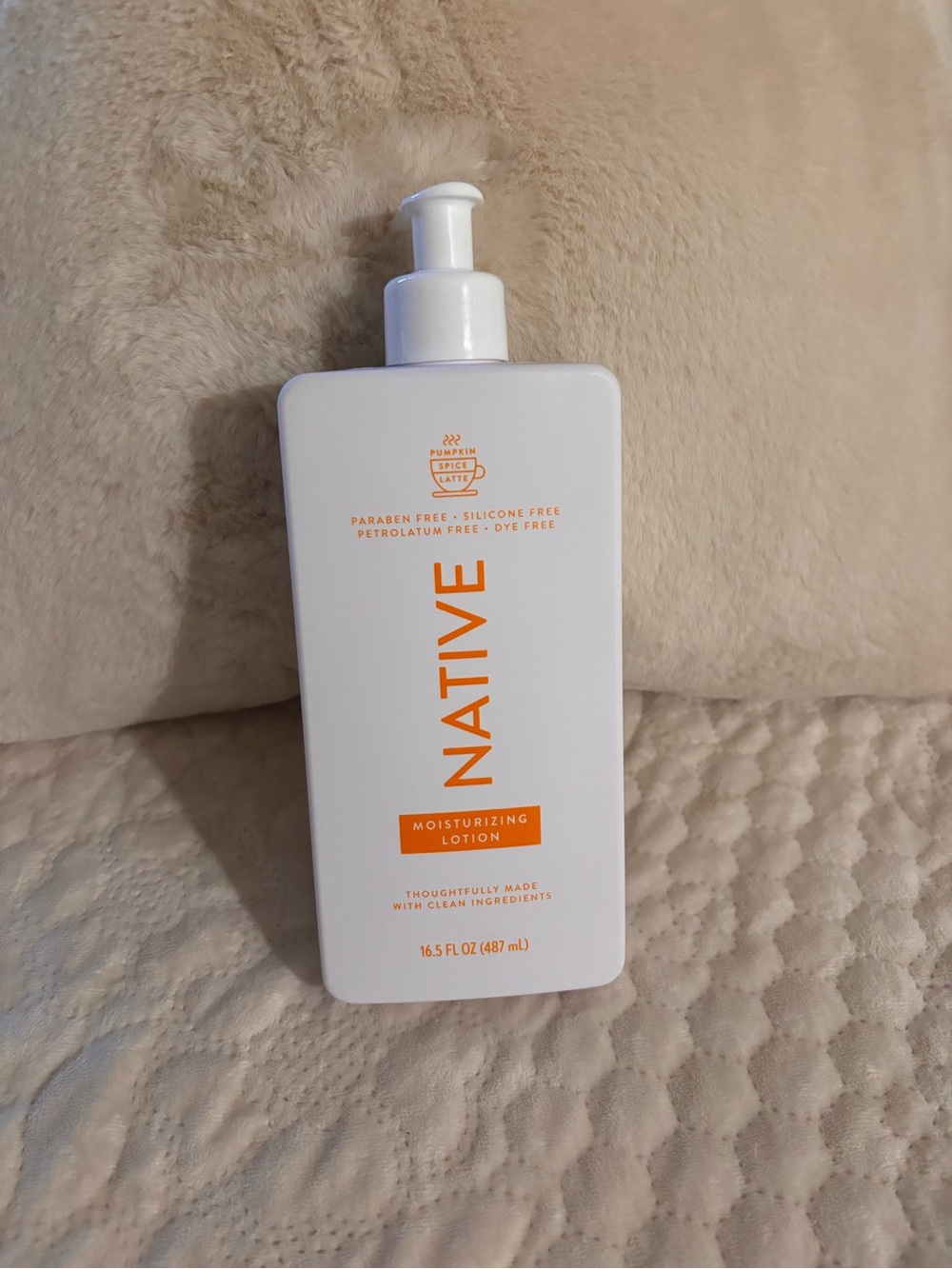 Limited edition pumpkin spice latte body lotion